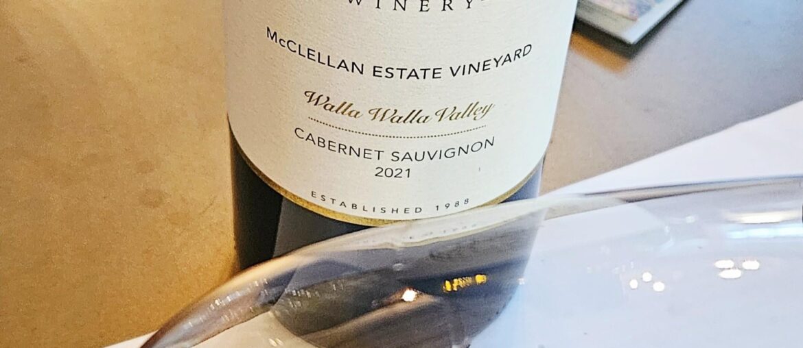 Seven Hills McClellan Estate Vineyard Cabernet Sauvignon 2021, Walla Walla Valley