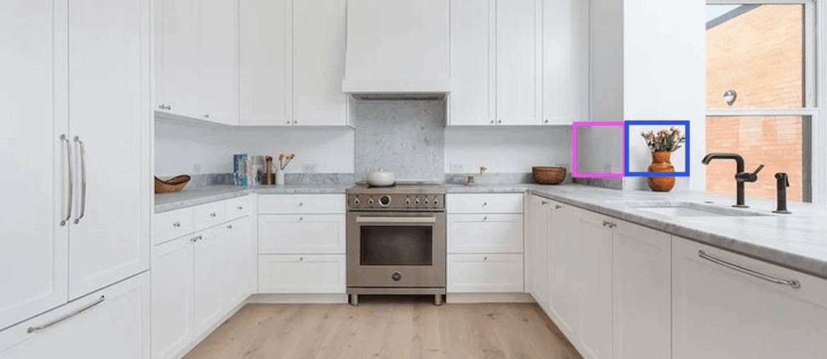 Where should I end the backsplash