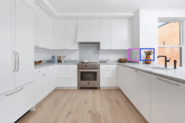 Where should I end the backsplash