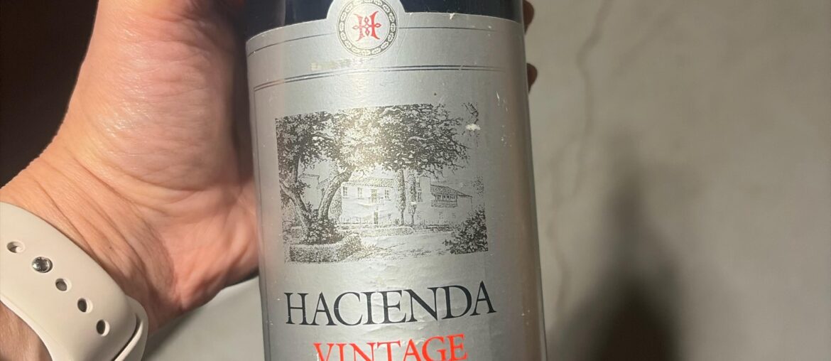 Hacienda Vintage Port limited edition 1986–Just found this in my basement…is it worth opening or definitively past its prime?