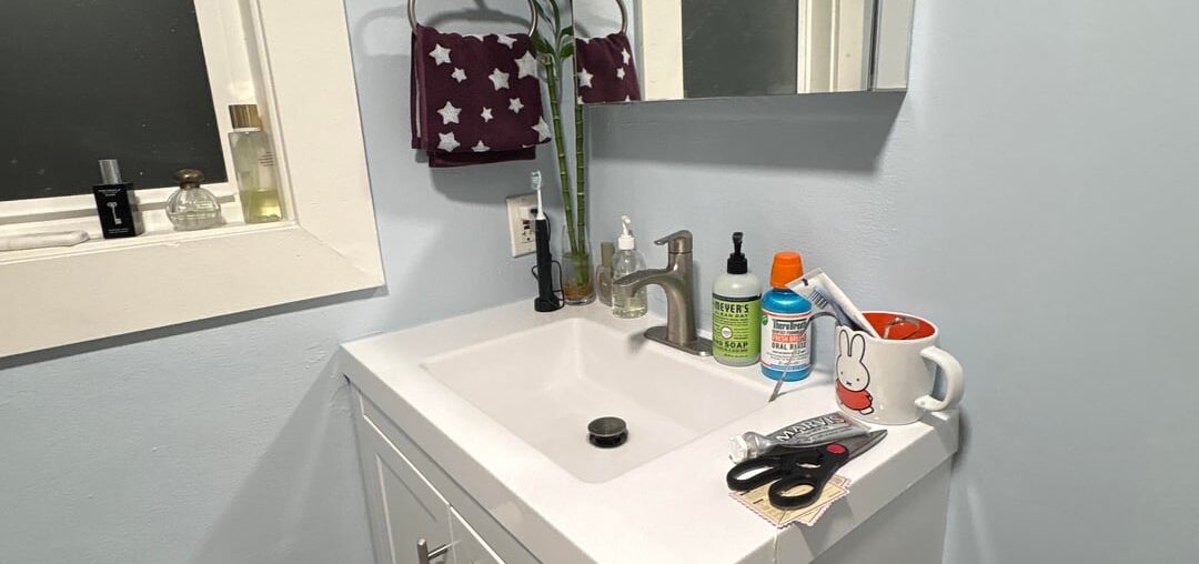 Does the towel ring look good there?