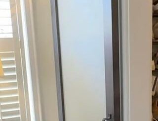 How to hide a barn door?