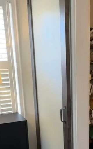 How to hide a barn door?