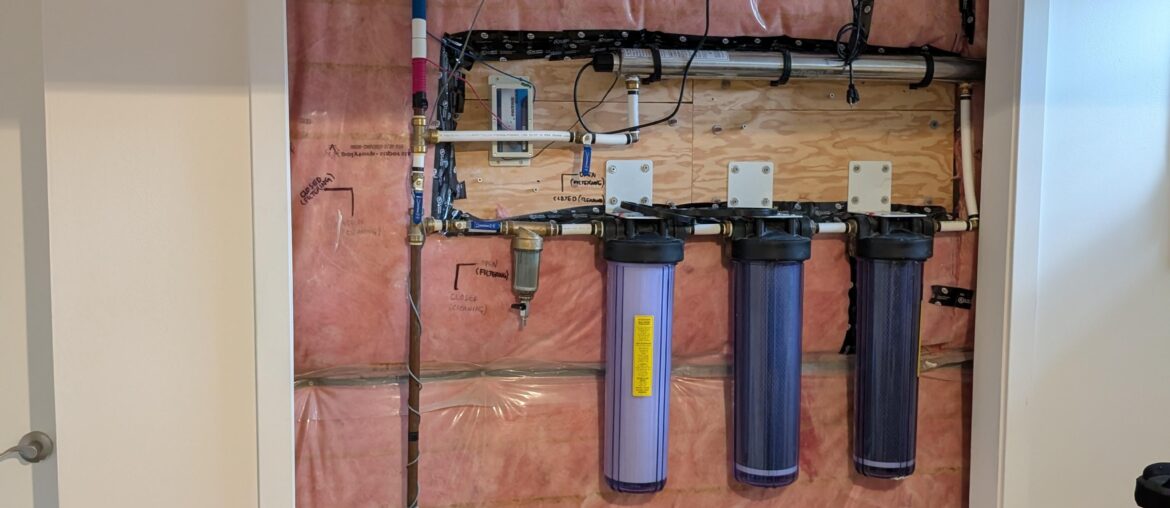 Any ideas how to cover this water filter system Any ideas how to cover this water filter system