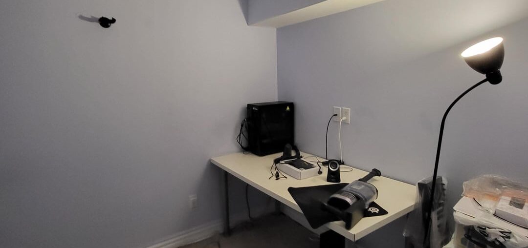 DIY home music studio, before/after