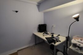 DIY home music studio, before/after