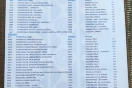 Cellar List, 4 Seasons Hualalai