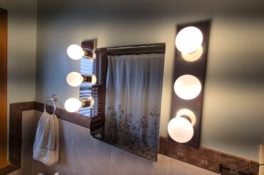 How do I change the medicine cabinet and light fixture?