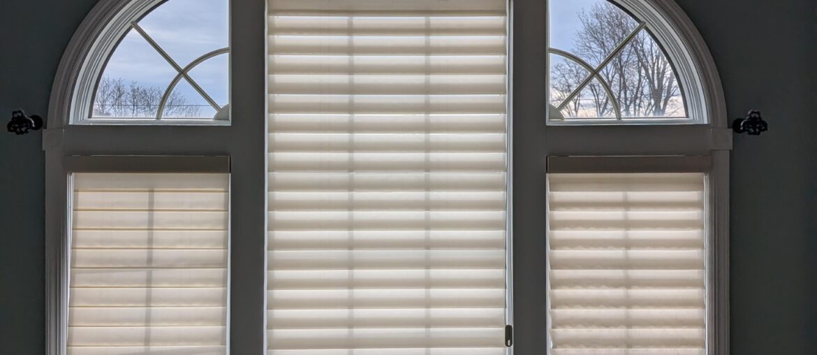 Arched window curtain ideas