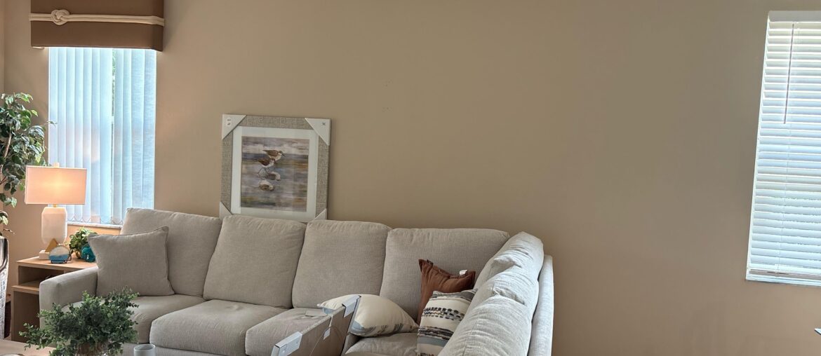 Picture placement over long sectional