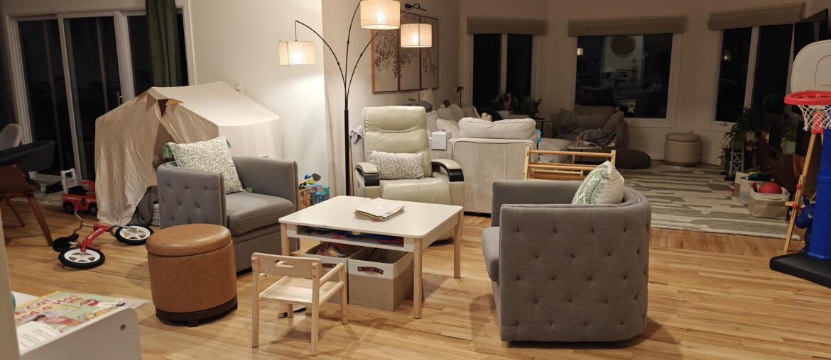 Playspace / adult semi relaxing