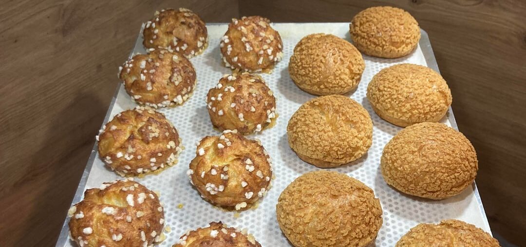 Chouquettes et choux à la crème