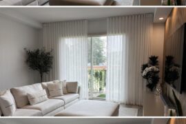 Floor to ceiling or 6 inches above door