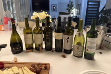 Birthday wine night lineup