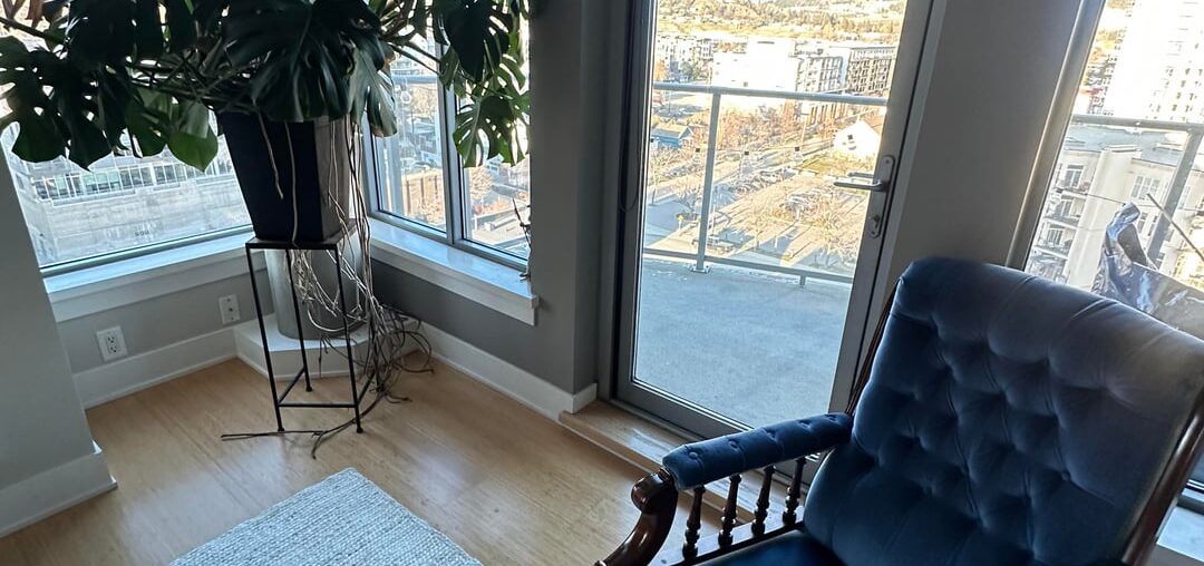 living room style suggestions and help me figure out where this Victorian tufted chair belongs