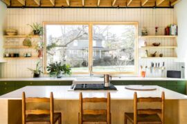 Glorious, symmetrical kitchen we designed & built