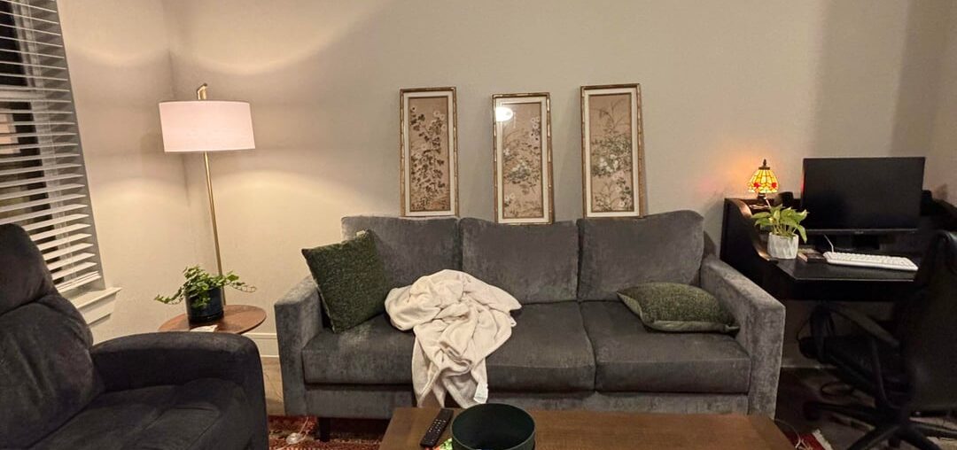 Is the artwork I want to possibly put above the couch too small?