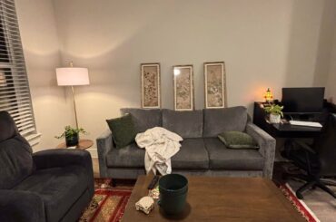 Is the artwork I want to possibly put above the couch too small?