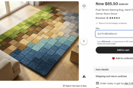 Looking for a high-quality handmade rug for my 10-year-old who’s obsessed with Minecraft — found this, what do you think?