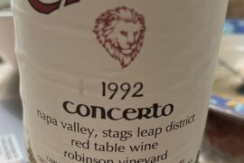 1992 Cronin Concerto - Stags Leap Dist. - Robinson Vineyard