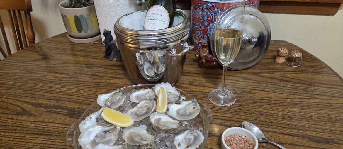 Laurent-Perrier & Virgina Goldilocks Oysters