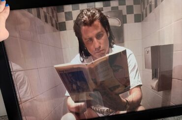 Where to place picture in bathroom