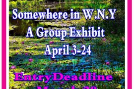 Hey friends. Just a reminder.Entry Deadline for ‘Somewhere in W.N.Y. for the Gallery Room in April. It is March 20th.  We offer monthly themes and welcome all interpretations. Submissions from all media are encouraged, and you can participate as often as you'd like. I look forward to----