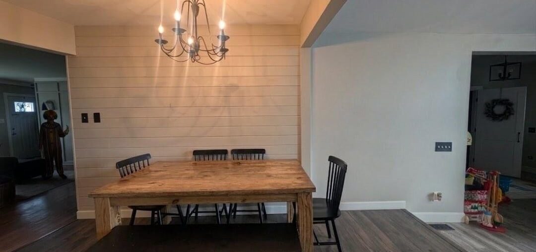 How should I decorate these two walls in my dining room?