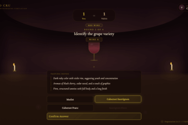 Thanks to your feedback, I rebuilt the entire fermentation system. Grand Cru launches on Steam March 12th.