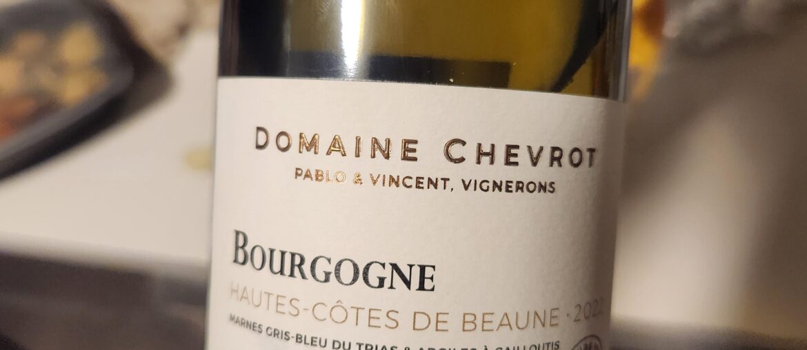 Domaine chevrot Hautes cotes de beaune