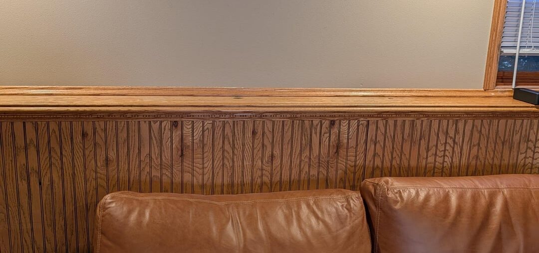 Ideas to modernize wood paneling?
