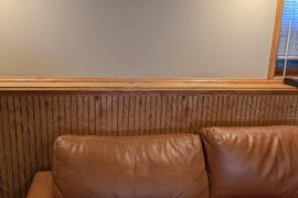 Ideas to modernize wood paneling?