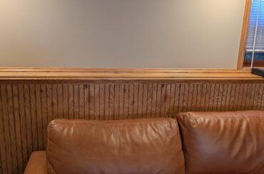 Ideas to modernize wood paneling?