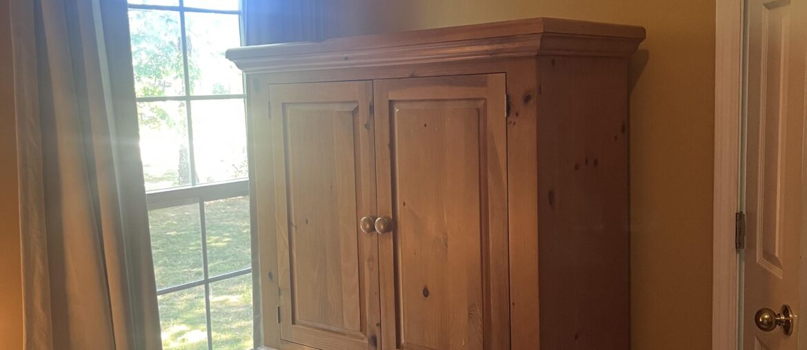 What can/should I place atop this gentleman’s chest?