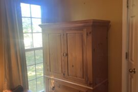 What can/should I place atop this gentleman’s chest?