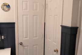 Paint door and trim or leave white?