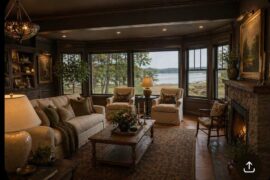 I’m torn between the rich browns and brass (Ralph Lauren style) vs the deep green/black (Joanna Gaines style)