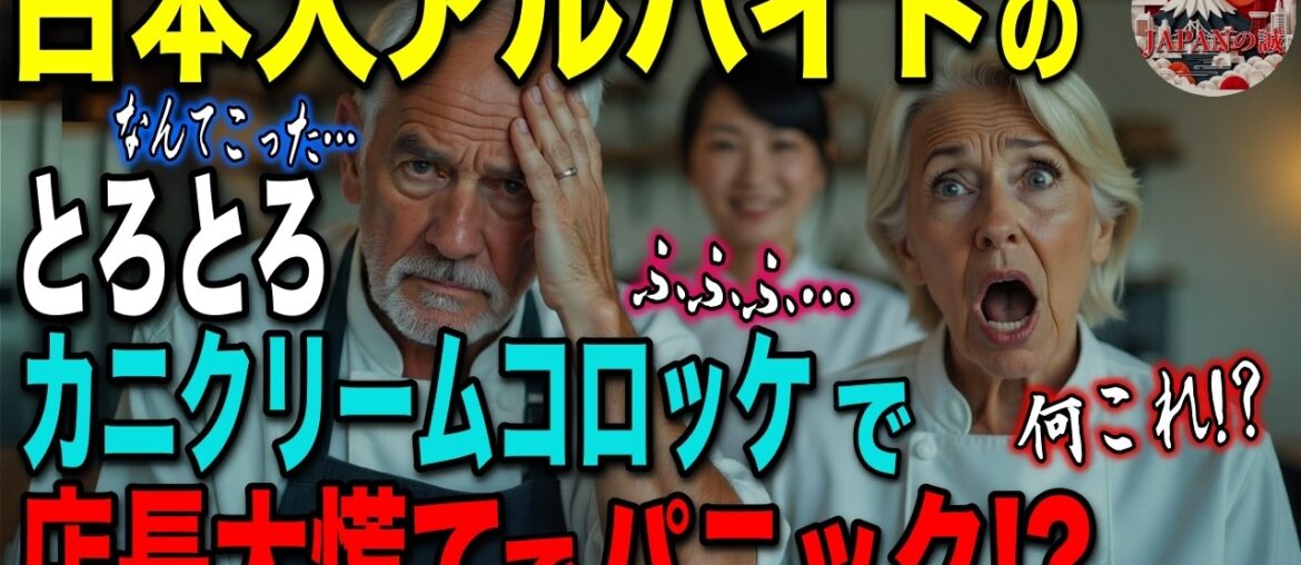 【海外の反応】「なぜフランス料理店でこれを!?」廃業予定だった店に日本人留学生が持ち込んだカニクリームコロッケで店長が大混乱！起きた事態が想定外すぎた！
