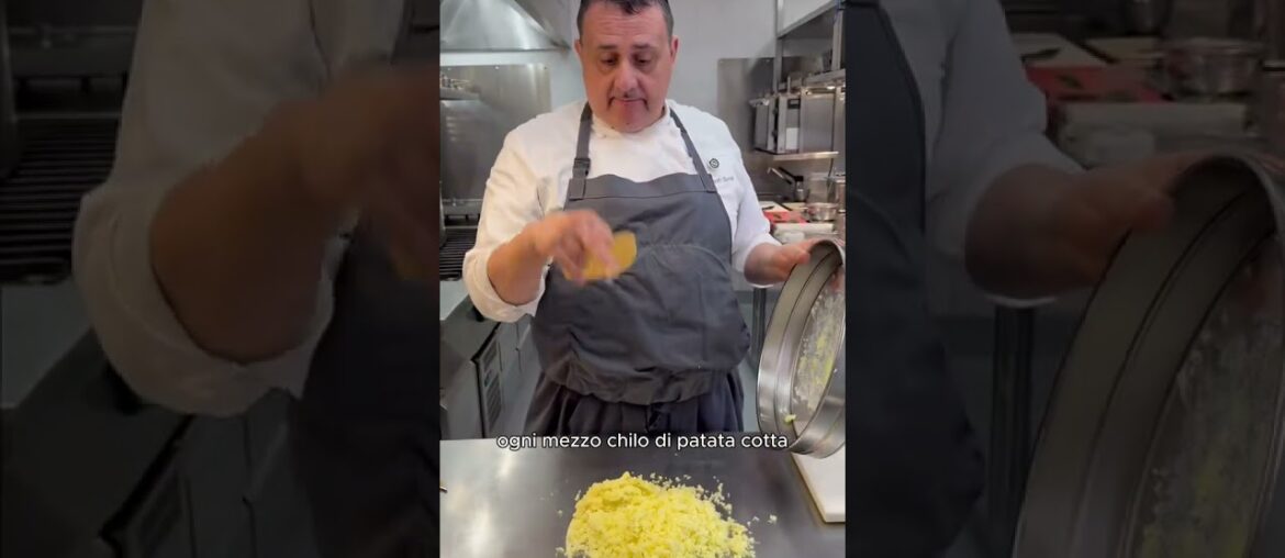 9/3/26: Chef Paolo "il purè di patate, un po’ francese."