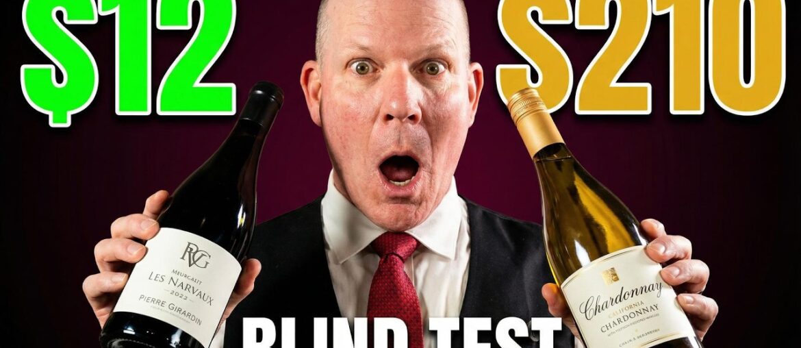 $210 Meursault vs $12 Kendall Jackson Chardonnay — Sommelier Blind Test SHOCKING Result