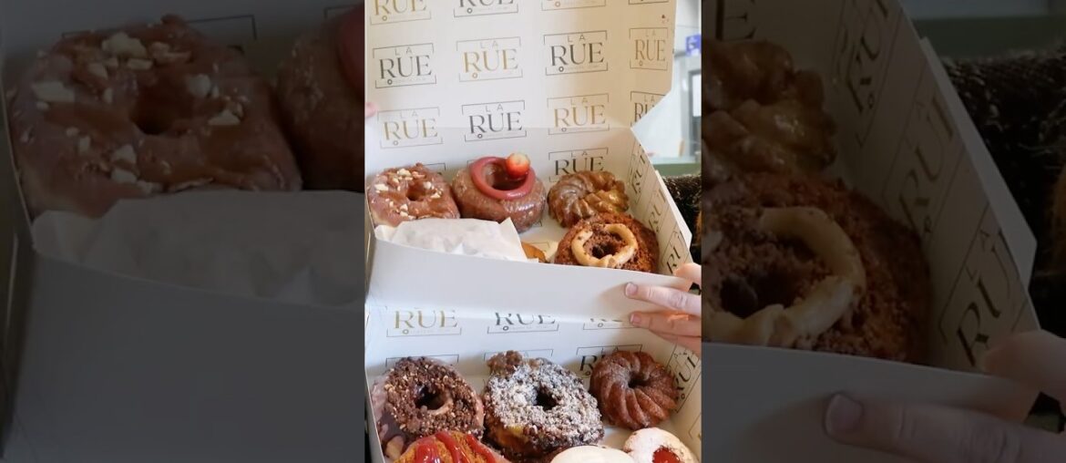 BRIOCHE STYLE GOURMET DONUTS | LA RUE FEB MENU | FERRERO ROCHER & FRENCH TOAST DONUT #Donutventures