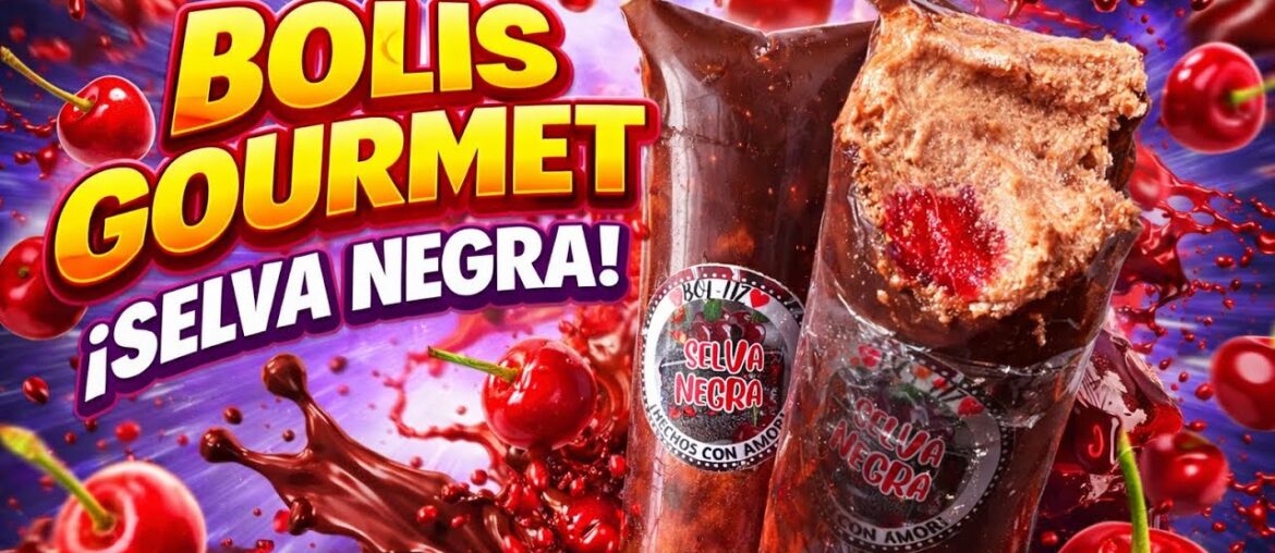BOLIS GOURMET ¡SELVA NEGRA! receta PARA tu NEGOCIO FACIL Y ECONOMICA  #negociocreativo #bolis