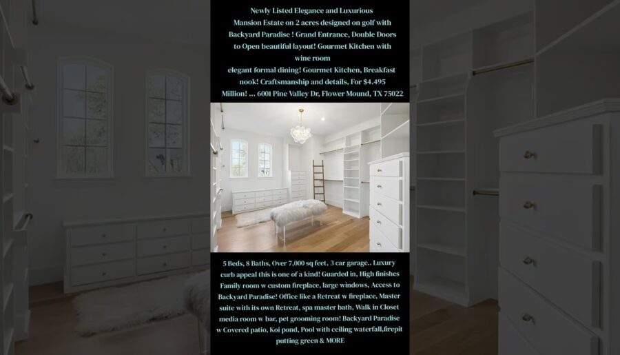 Elegance and Luxurious Mansion Estate on 2 acres has its own Koi pond, Backyard Paradise, Waterfall