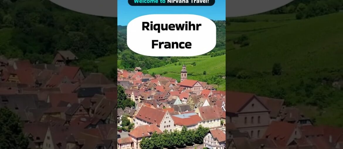 Riquewihr France 🇫🇷 | Alsace’s Most Beautiful Village & Wine Route Gem 🍇🏰 #shorts #traveltips