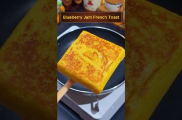 Blueberry jam French toast