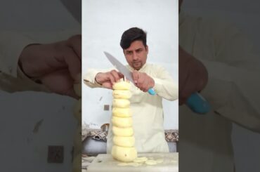 potato cutting French cutting ke sath#tasleemfoodstyle #shorts