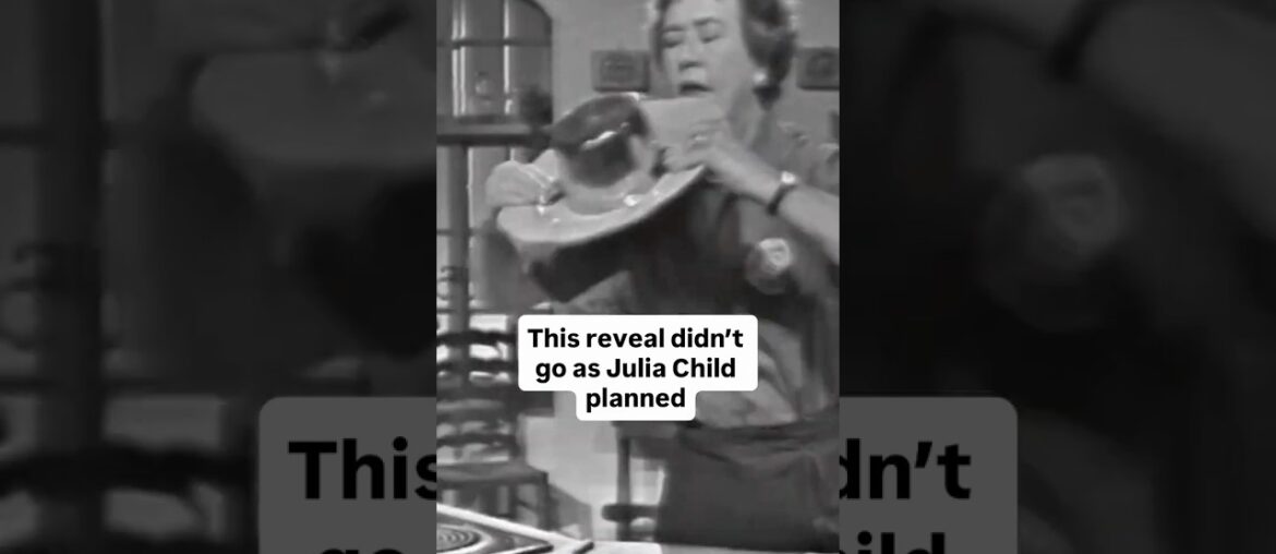 What to do when your dessert collapses (feat. Julia Child) #JuliaChild #baking #inspo #shorts