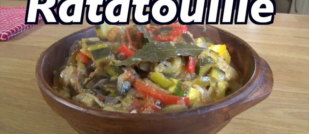 Ratatouille the perfect French dish with Chef Julien from Dartmouth UK.