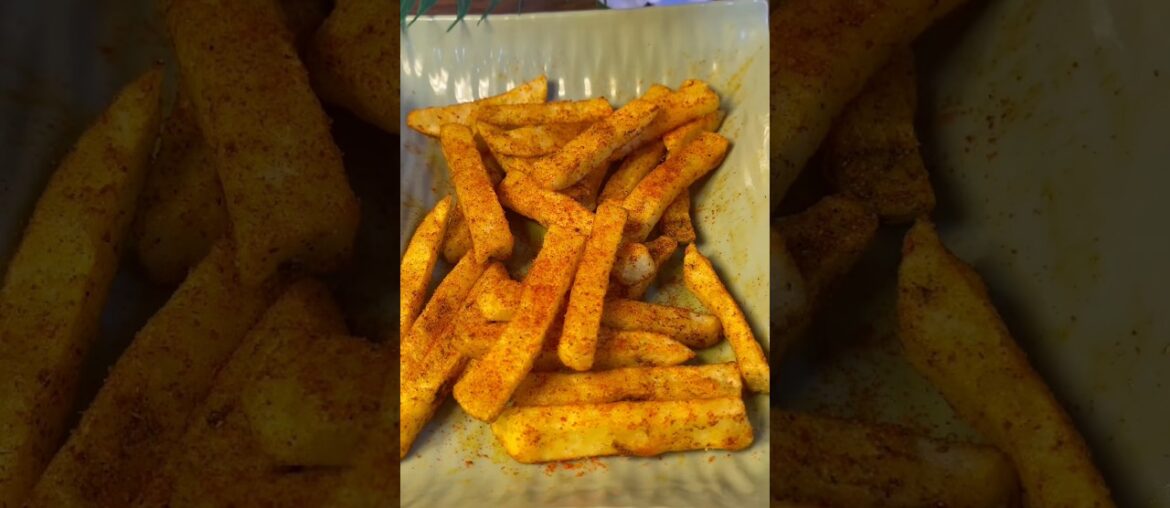 Garlic french fries 🍟 | garlic chilli potato recipe at home | #frenchfries #chillipotatoes #shorts