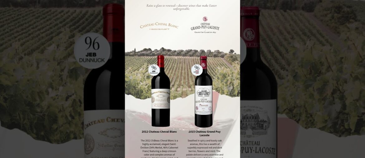 🪺Celebrate Easter with Bordeaux Icons #finewine #wine #winelover